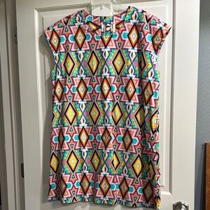 Geometric Patterned Dress